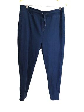 GAP MENS NAVY JOGGER ELASTIC WAIST TAPPER LEG SIZE LARGE